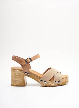 Sandales/Nu pieds beige PORRONET pour femme