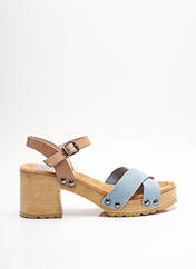 Sandales/Nu pieds bleu PORRONET pour femme seconde vue