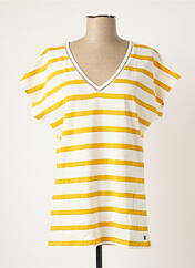T-shirt jaune ELLE EST OU LA MER pour femme seconde vue
