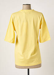 T-shirt jaune KAFFE pour femme seconde vue