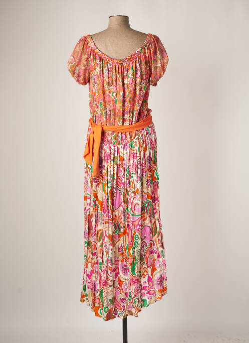 Robe longue orange PAUL BRIAL pour femme