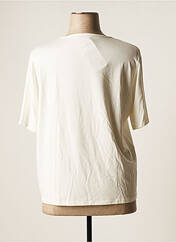 T-shirt beige FRANK WALDER pour femme seconde vue