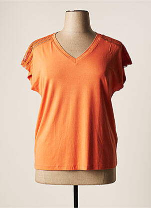 T-shirt orange CONCEPT K pour femme