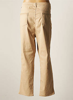 Pantalon droit stretch taille normale beige CONCEPT K femme