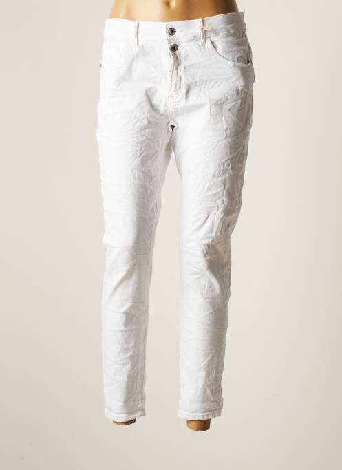 Pantalon slim blanc MELLY & CO pour femme