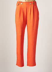 Pantalon droit orange HALOGENE pour femme seconde vue