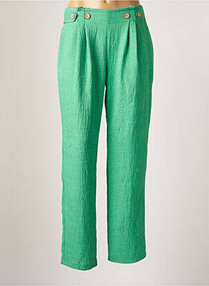 Pantalon droit vert HALOGENE pour femme