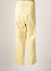 Pantalon slim jaune FRANK WALDER pour femme seconde vue