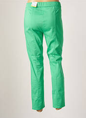 Pantalon slim vert FRANK WALDER pour femme seconde vue
