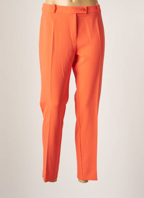 Pantalon 7/8 orange HIPPOCAMPE pour femme