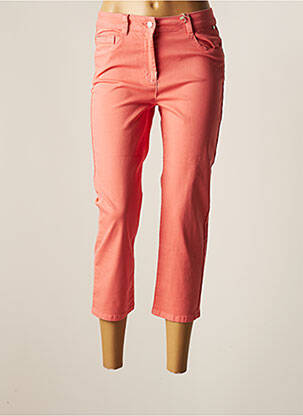 Pantacourt stretch taille normale rose DIANE LAURY femme