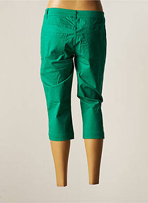 Pantacourt stretch taille normale vert JENSEN femme