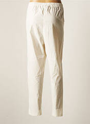Pantalon large beige FRANCK ANNA pour femme seconde vue