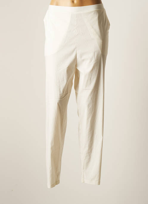 Pantalon large beige FRANCK ANNA pour femme
