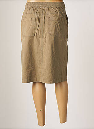 Jupe mi-longue taille normale vert JENSEN femme