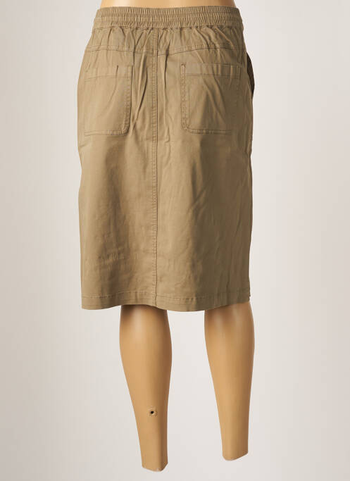 Jupe mi-longue taille normale vert JENSEN femme
