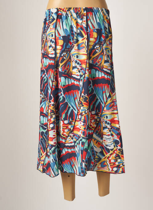 Jupe longue bleu ELEANE pour femme