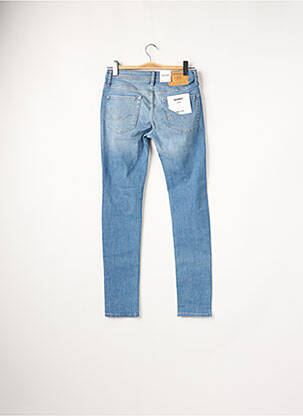Jeans coupe slim fermeture boutonnée sur le devant taille normale bleu JACK & JONES homme