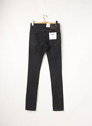 Jeans coupe slim fermeture boutonnée sur le devant taille normale noir JACK & JONES homme