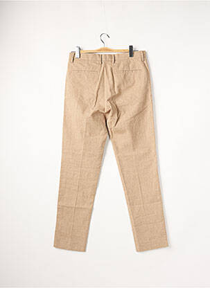 Pantalon droit tissage chiné taille normale beige JACK & JONES homme