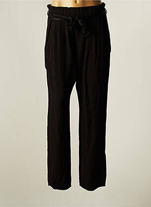 Pantalon droit stretch taille normale noir SESSUN femme