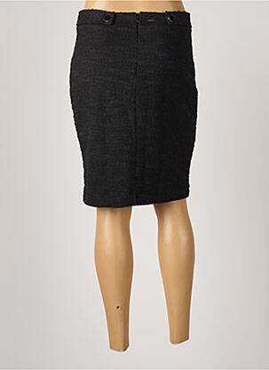 Jupe mi-longue taille normale noir GUESS femme
