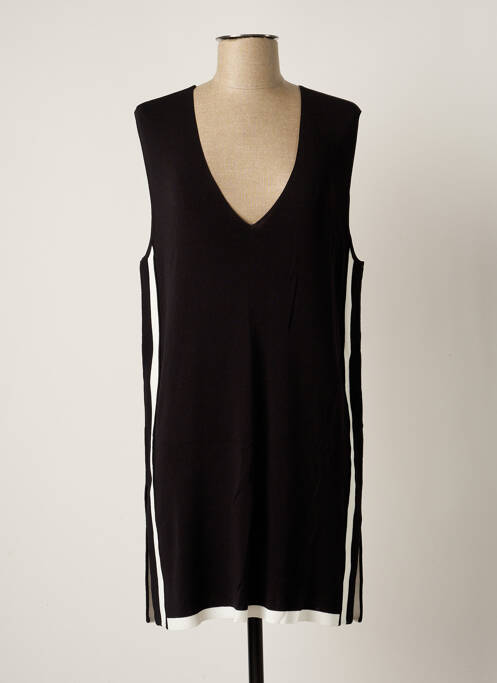 Robe mi-longue sans manche sans manche noir LOLA CASADEMUNT femme