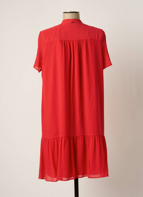 Robe mi-longue rouge IKKS pour femme