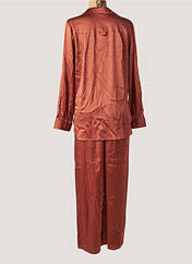 Pyjama marron MARJOLAINE pour femme seconde vue