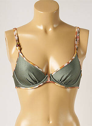 Haut de maillot de bain stretch haut soutien-gorge emboitant vert MARIE JO femme