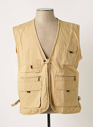 Veste casual coupe droite beige PETER COFOX femme