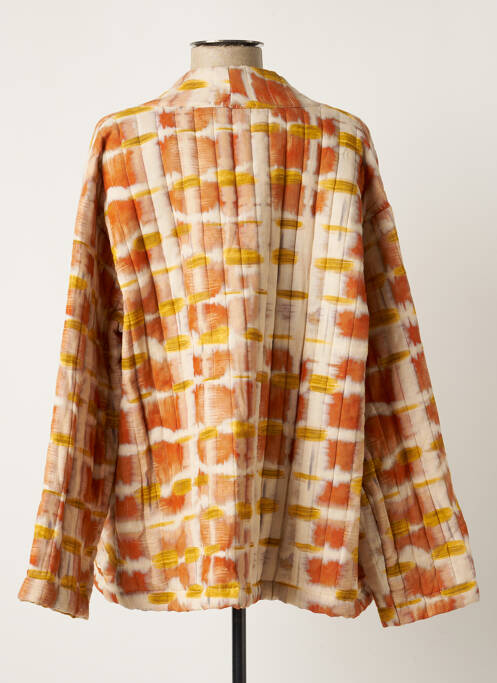 Veste casual orange KACY pour femme