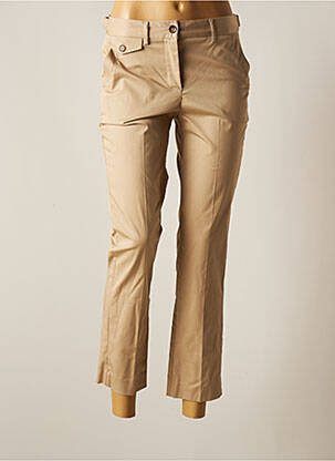 Pantalon 7/8 taille haute taille haute beige GERARD DAREL femme