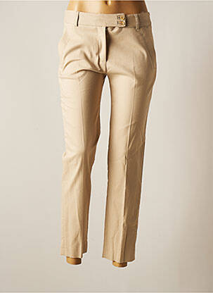 Pantalon droit stretch taille normale beige GERARD DAREL femme