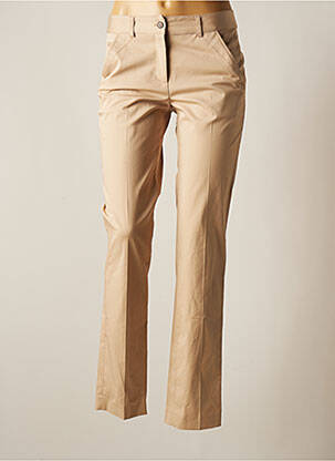 Pantalon droit stretch taille normale beige GERARD DAREL femme