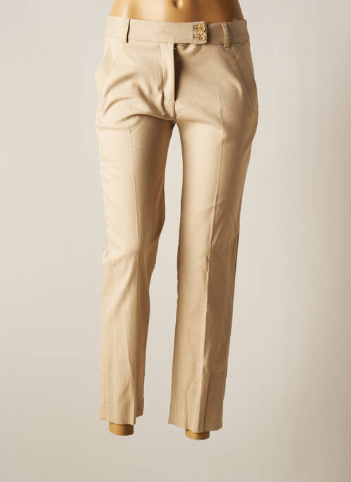 Pantalon droit stretch taille normale beige GERARD DAREL femme