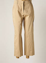 Pantalon 7/8 taille haute taille haute beige WEEKEND MAXMARA femme