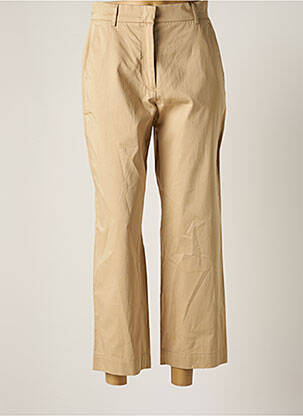 Pantalon 7/8 taille haute taille haute beige WEEKEND MAXMARA femme