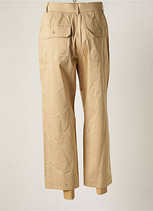 Pantalon 7/8 taille haute taille haute beige WEEKEND MAXMARA femme