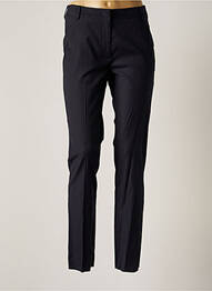 Pantalon chino fermeture zippée sous rabat avec crochet taille normale bleu WEEKEND MAXMARA femme