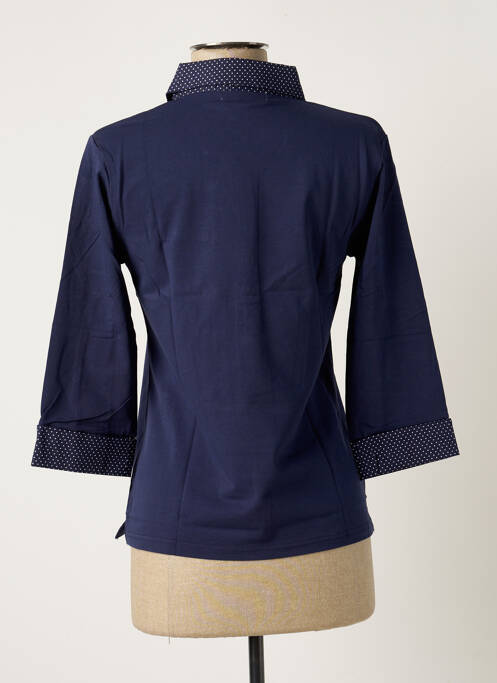 Top bleu SOIE POUR SOI pour femme