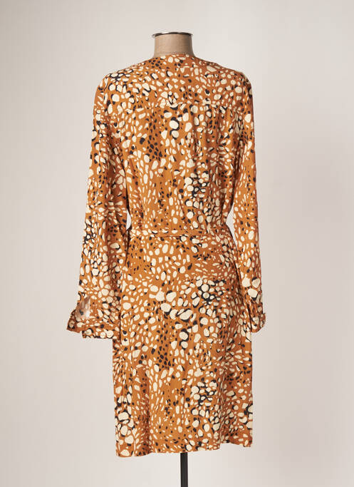 Robe mi-longue marron DIANE LAURY pour femme