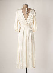 Robe longue blanc ANGELA DAVIS pour femme seconde vue
