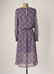 Robe longue violet THE LULÙ pour femme seconde vue