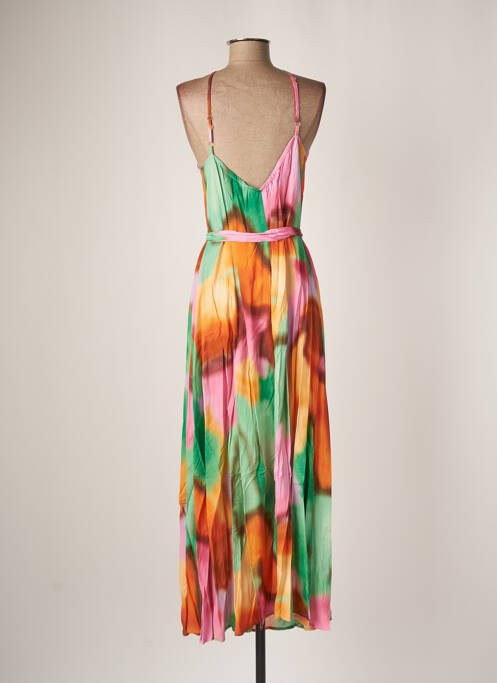 Robe longue rose KING KONG pour femme