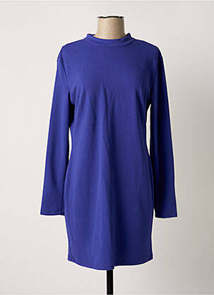Robe courte bleu LUMINA pour femme