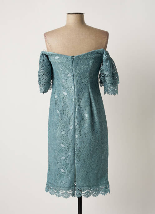 Robe mi-longue bleu FASHION NEW YORK pour femme