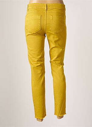 Jeans coupe slim slim taille normale jaune CARACTERE femme
