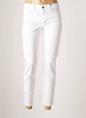 Jeans coupe slim blanc CARACTERE pour femme