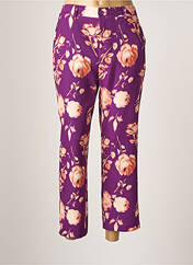 Pantalon 7/8 violet THE LULÙ pour femme seconde vue
